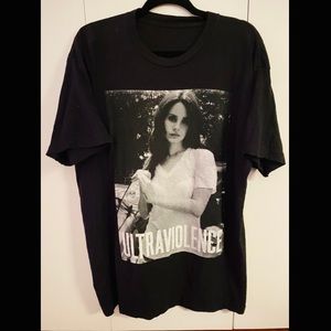 Lana Del Rey Official Ultraviolence 2014 Tour T-Shirt